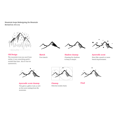 Detailed Logo Design for Mountain Soaps