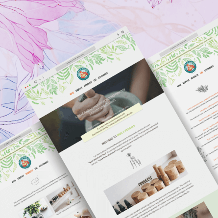 Custom Design and Custom E-commerce WordPress Development, Sreejiherbals